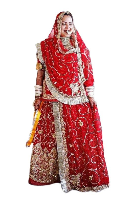 Traditional Rajasthani Bridal Poshak