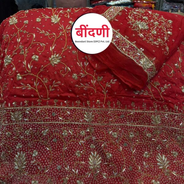 Rajputi Bridal Poshak in Zardoji Work