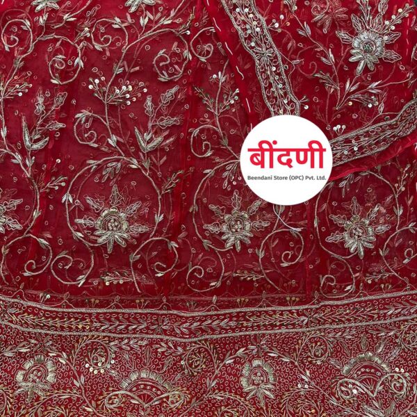 Red Bridal Poshak with Zardoji Work by 21 Shagun