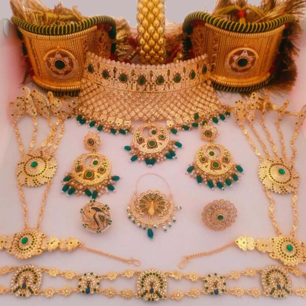 Heavy Rajasthani Jewelry Set for Wedding