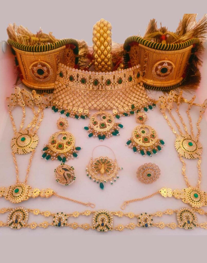 Heavy Rajasthani Jewelry Set for Wedding