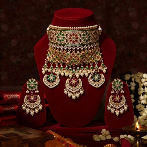 Heavy Kundan Aad with Multicolor Stones